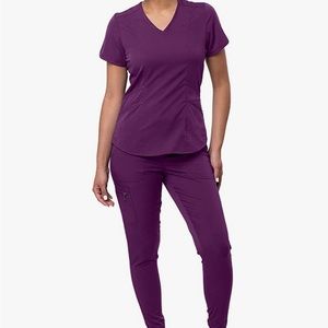 Adar purple scrubs